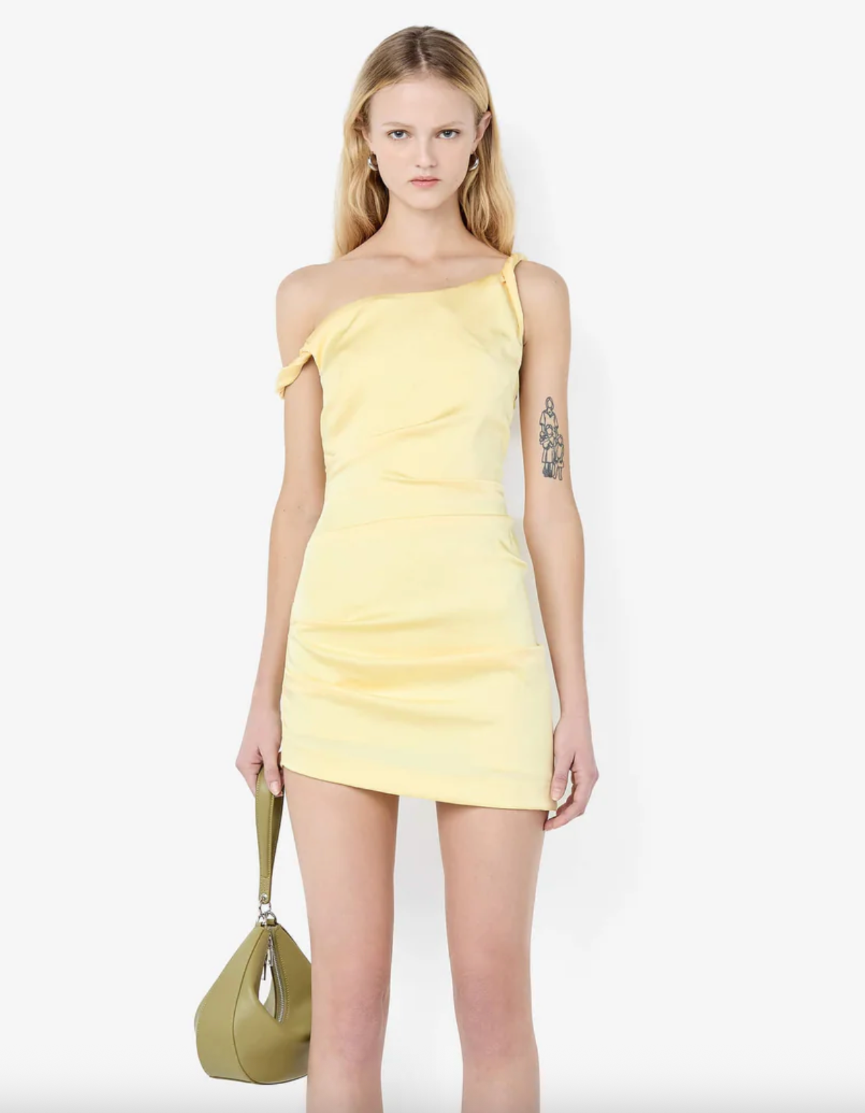 Lisette Twist Mini Dress - Mint
