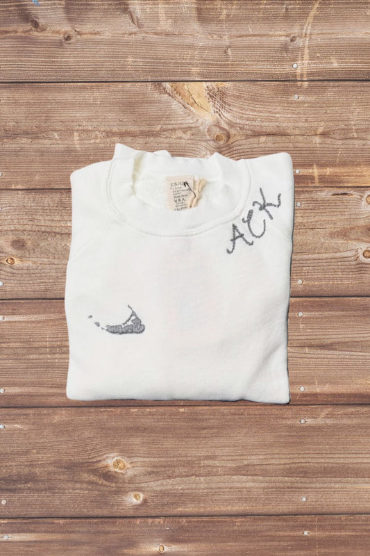 "ACK" Island Sweatshirt - Off White