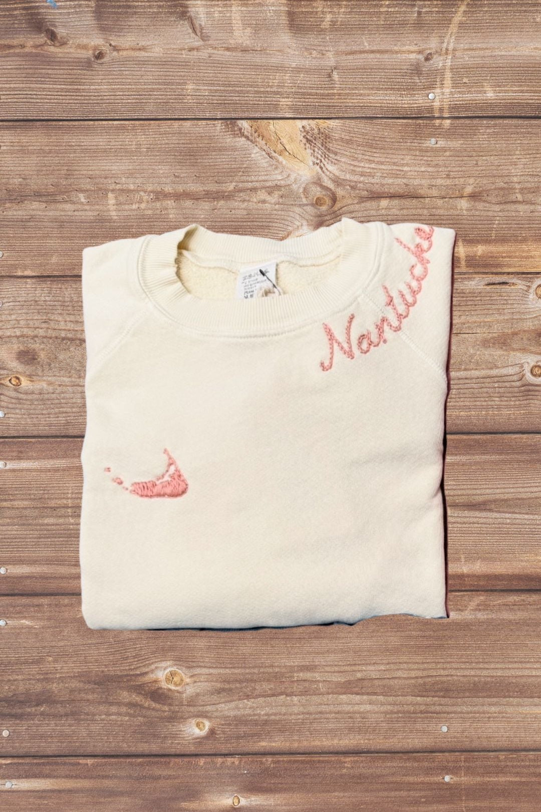 "Nantucket" Island Sweatshirt - Cloud