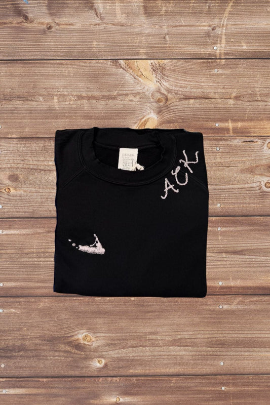 "ACK" Island Sweatshirt - Black