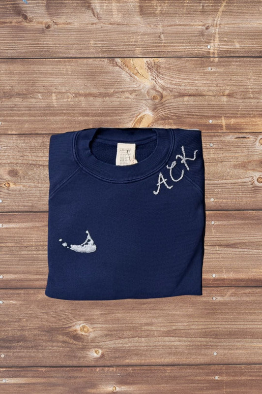 "ACK" Island Sweatshirt - Navy