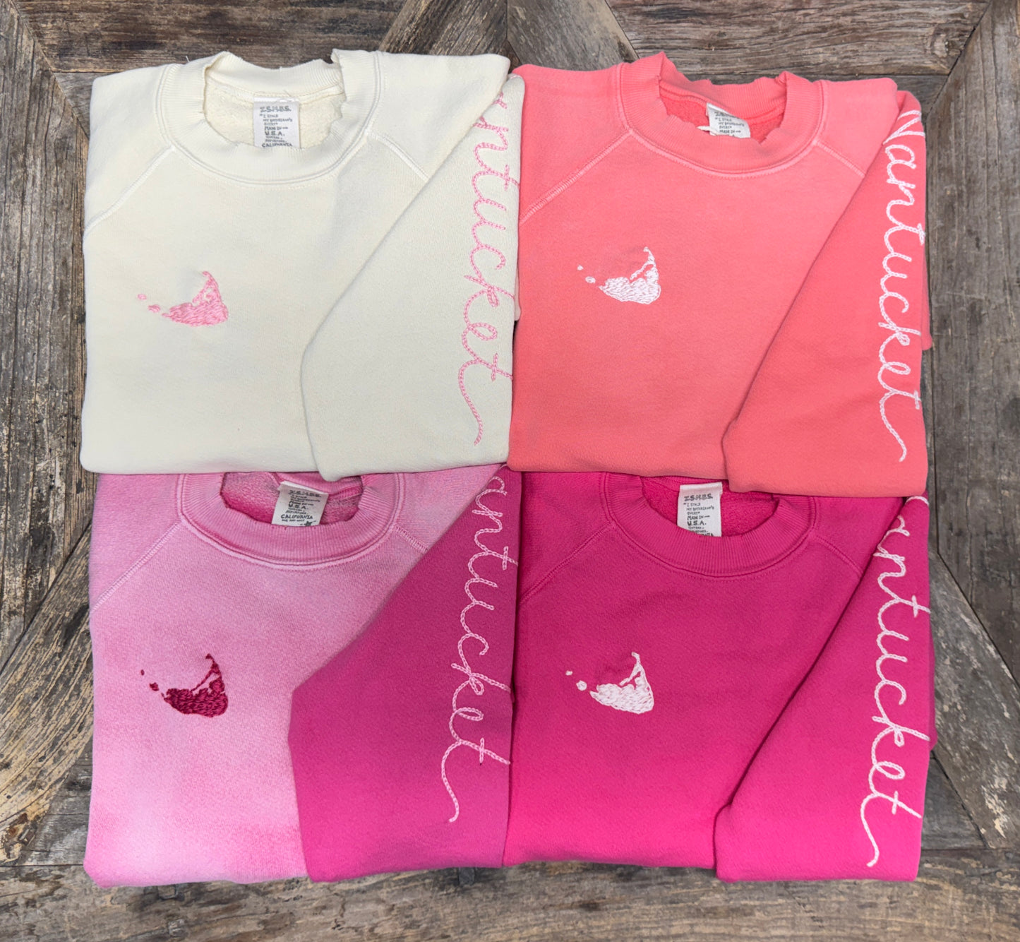 Island "Nantucket" Sweatshirt - Warm Coconut Milk